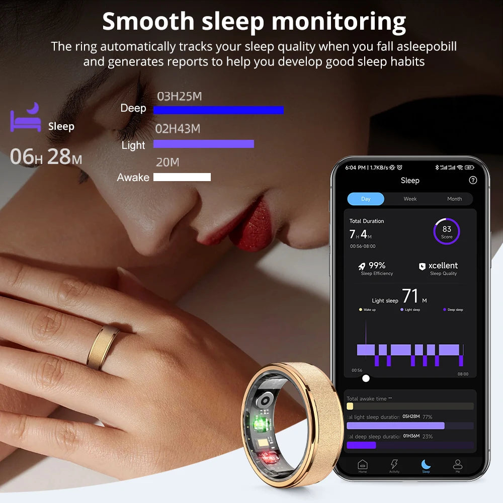 COLMI R10 – Smart Ring with 24/7 Heart, Sleep & SpO₂ Tracking. 💧5ATM | 🚚 Free Fast Shipping!