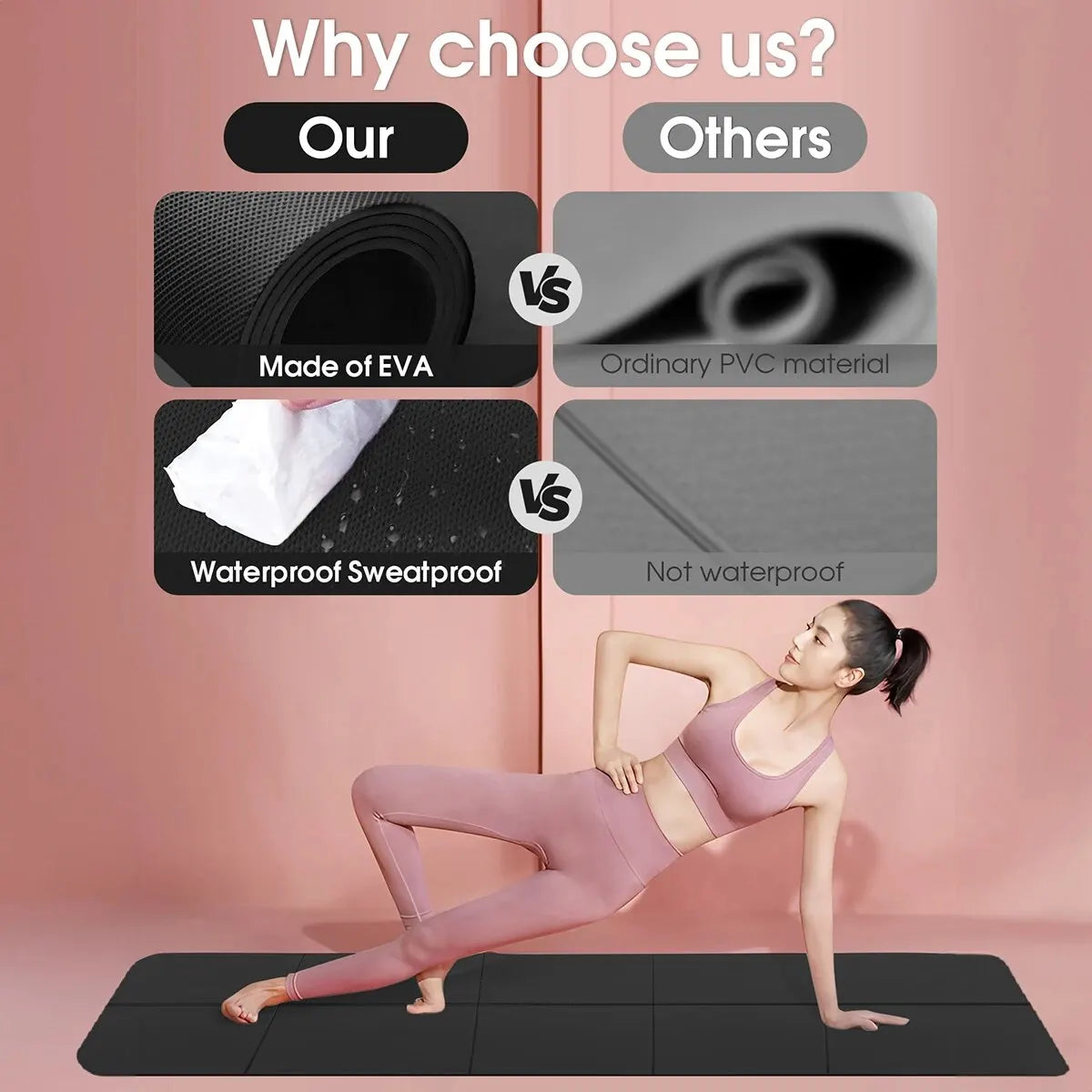 EVA Yoga Mat 4mm.