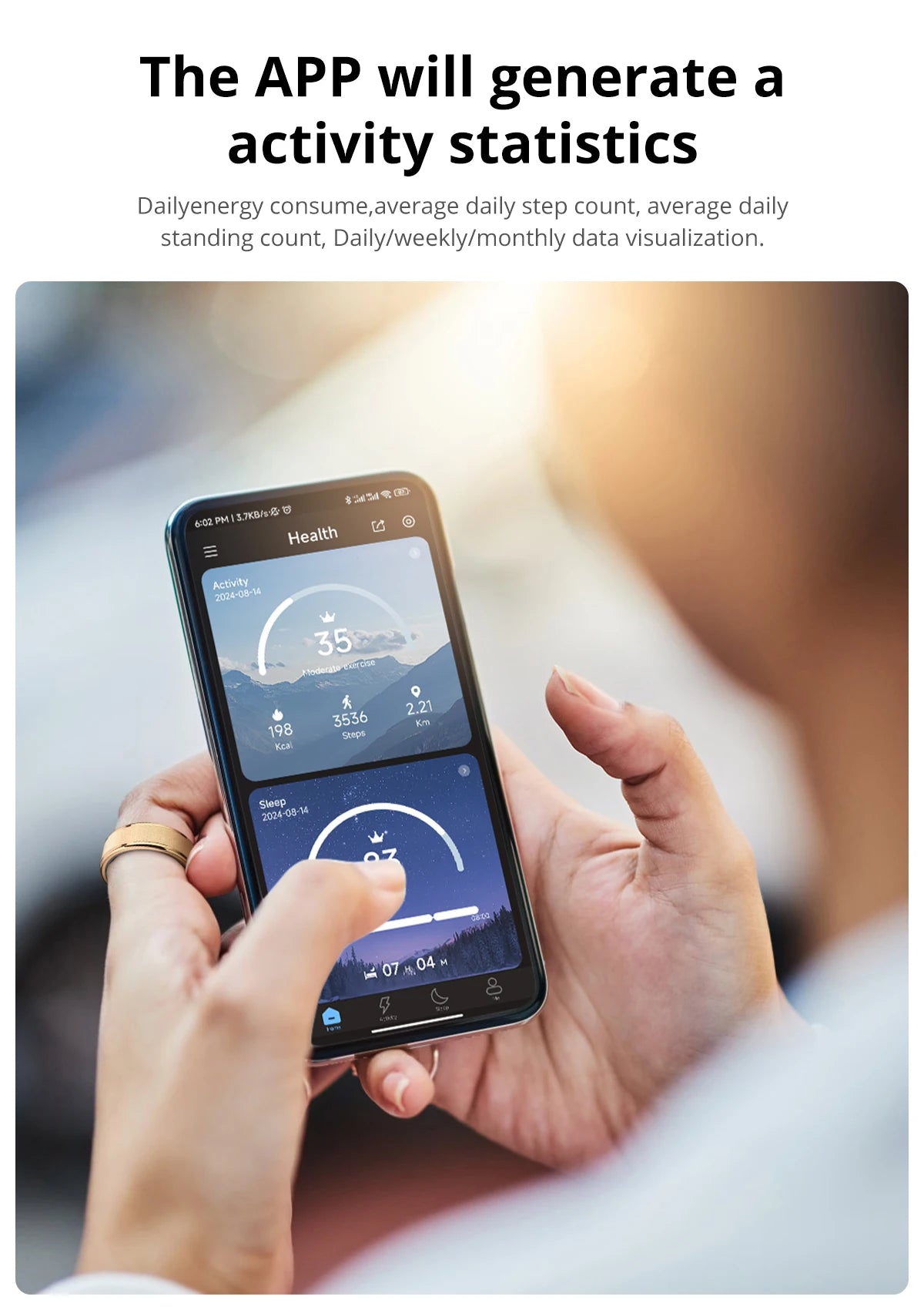 COLMI R10 – Smart Ring with 24/7 Heart, Sleep & SpO₂ Tracking. 💧5ATM | 🚚 Free Fast Shipping!