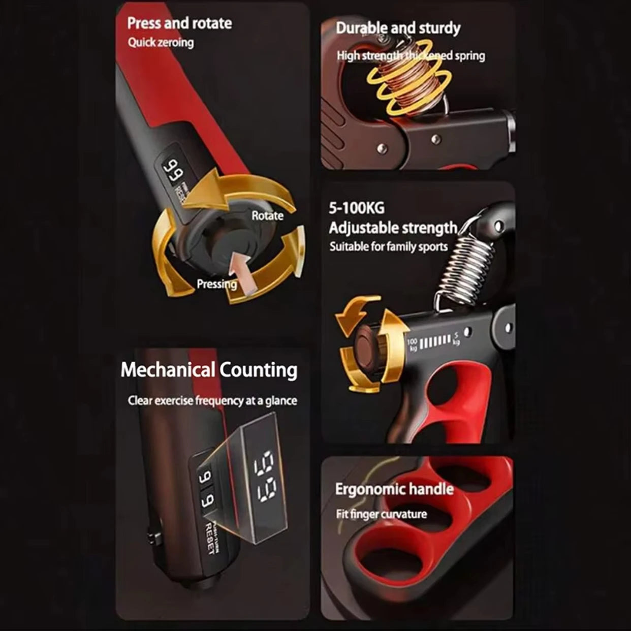 Adjustable Hand and Wrist Trainer.