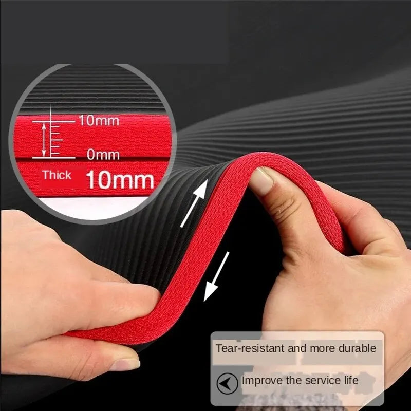 Gotrayszhongyi Extra Thick 10mm NBR Yoga Mat.