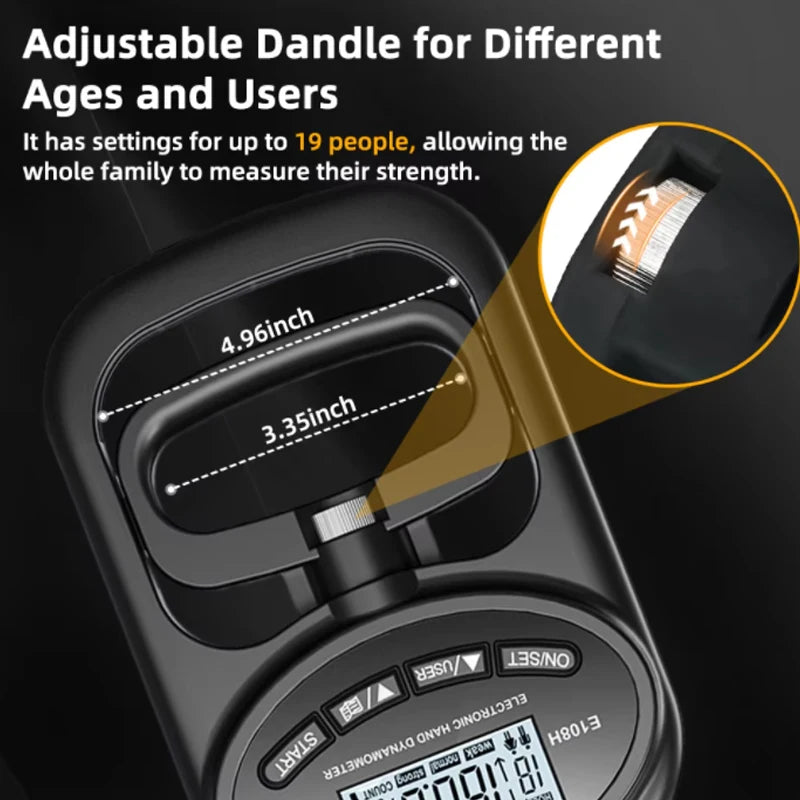 Digital Hand Grip Dynamometer.